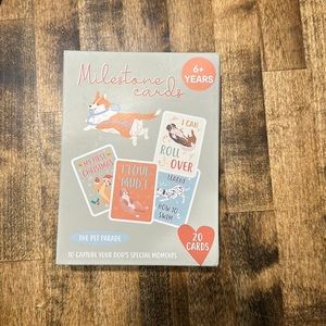 NIB dog milestone cards